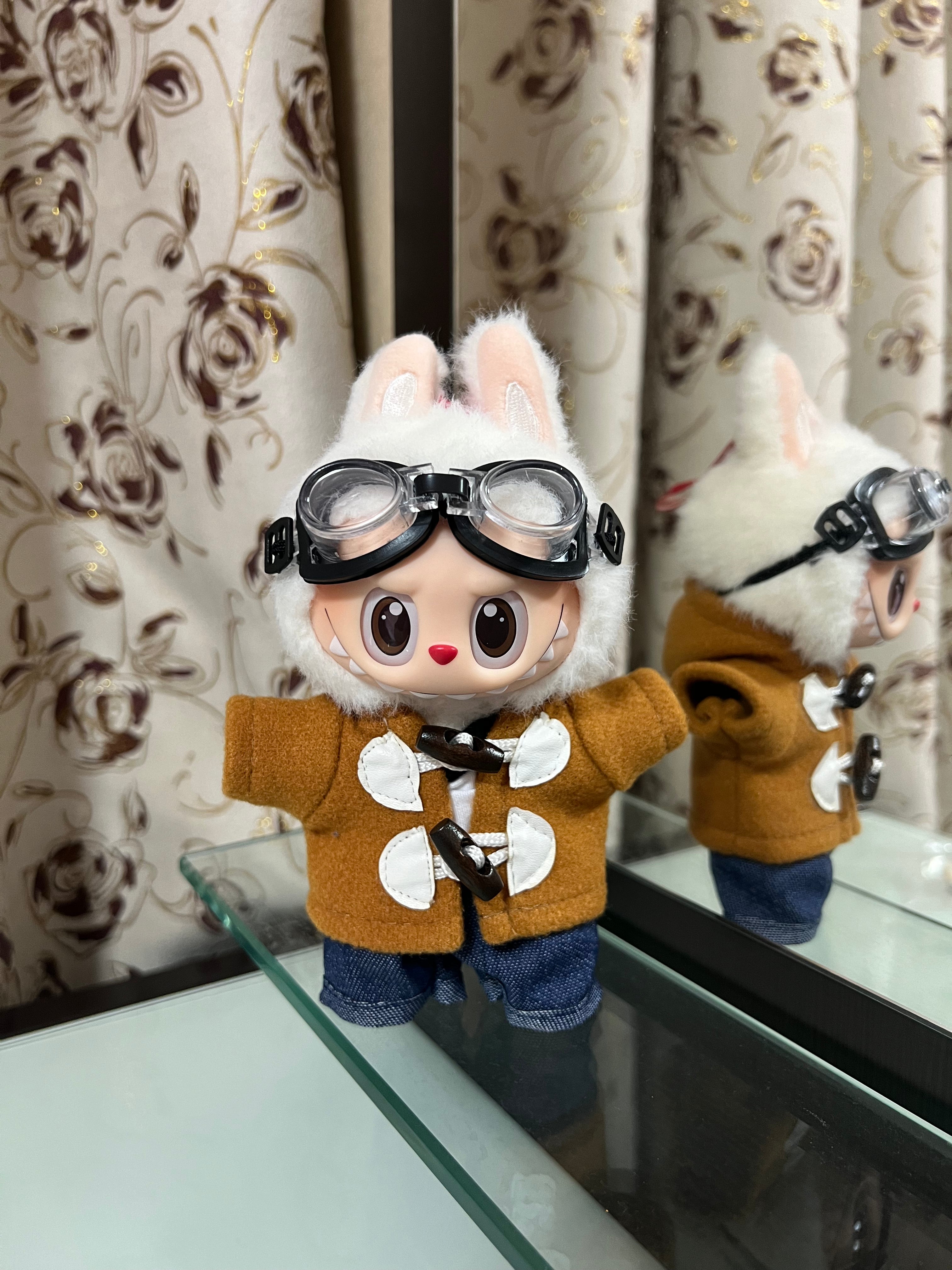 Doll Clothes - Retro Aviator Set Doll Outfit
