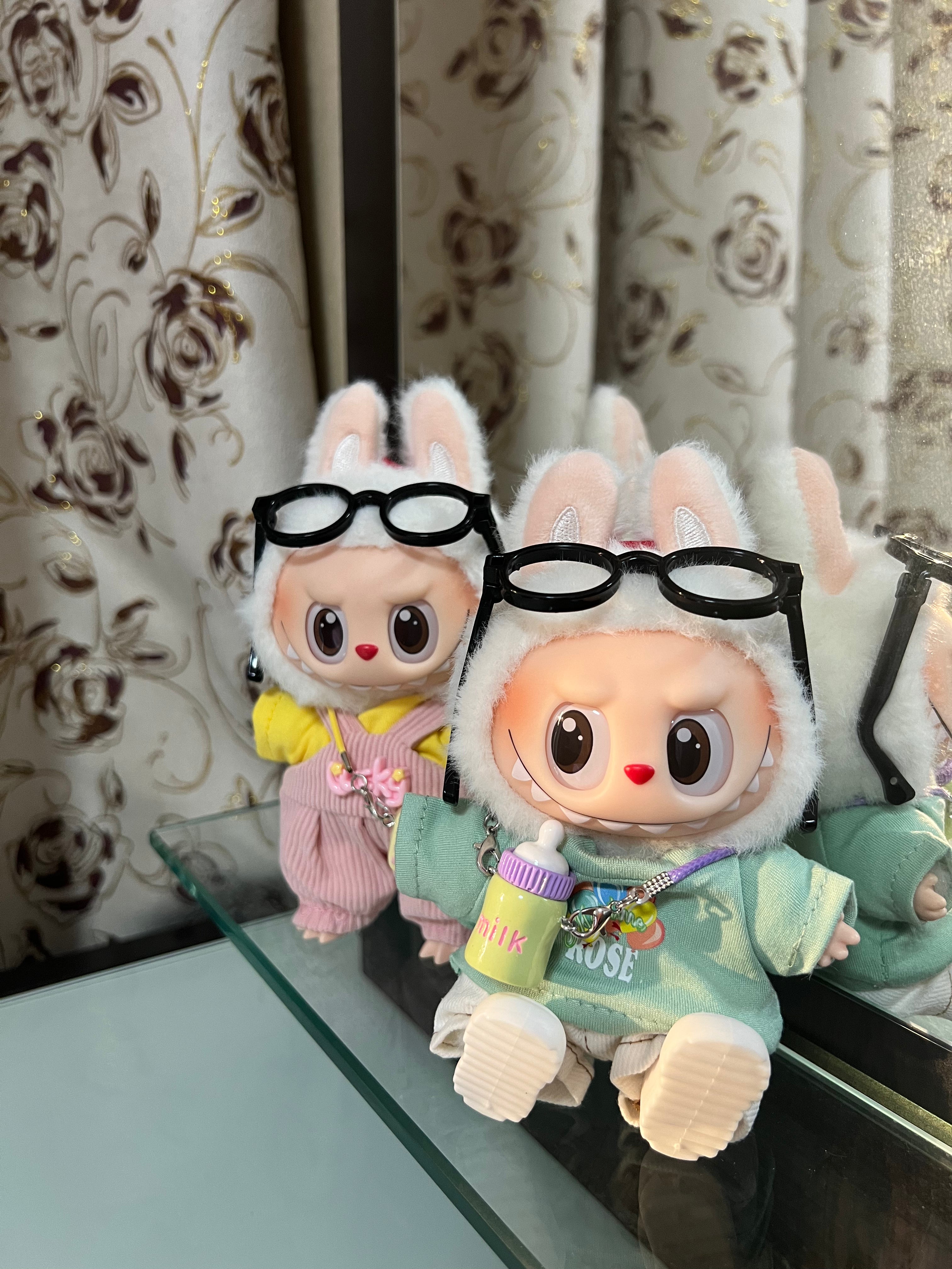 Doll Clothes - Cute Daily Outfit Set with Milk Bottle Charm Doll Outfit