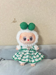 Doll Clothes - Green Bow Princess Dress Set Doll Outfit