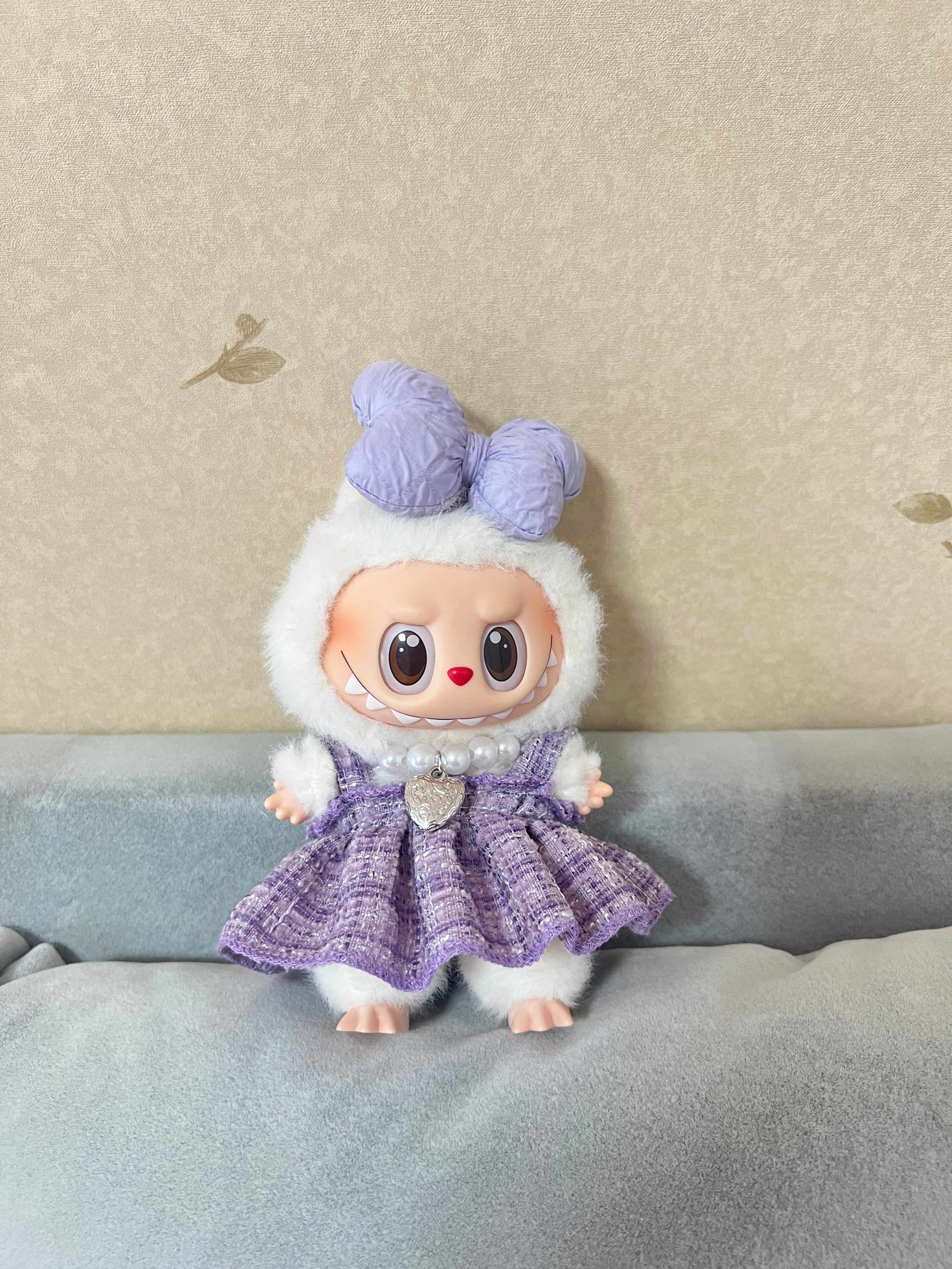 Doll Clothes - Graceful Lavender Princess Dress Set Doll Outfit